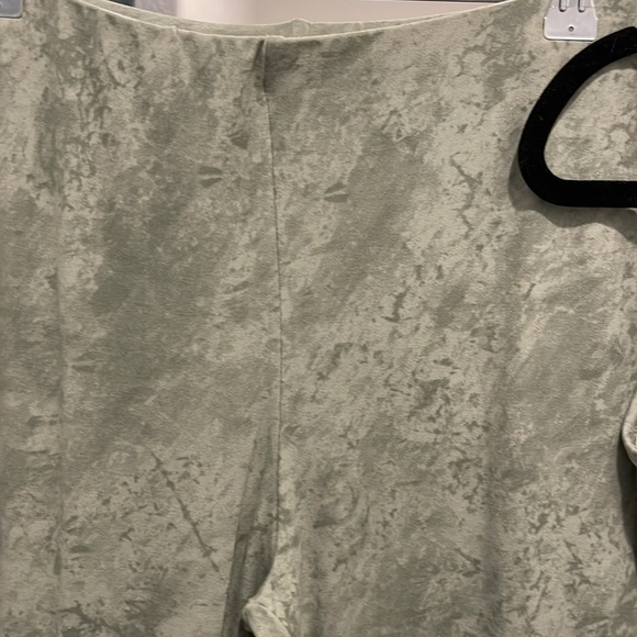 2 piece green matching set crop top and flare pants boho - Picture 5 of 8